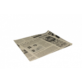 Hamburger Wrapping paper greaseproof 33x30cm FSC®Mix newspaper Brown (2.000 pcs) [TK-9988203]