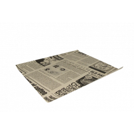 Hamburger Wrapping paper greaseproof 33x38cm FSC®Mix newspaper Brown (2.000 pcs) [TK-9988204]