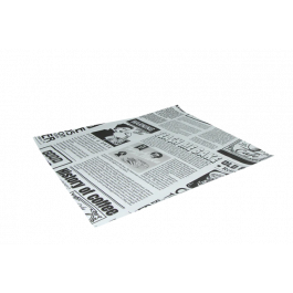 Hamburger Wrapping paper greaseproof 33x38cm FSC®Mix newspaper White (2.000 pcs) [TK-9988211]