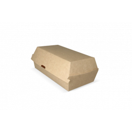 Hotdog box 20x10x8cm kraft/White (300 pcs) [TK-9988287]
