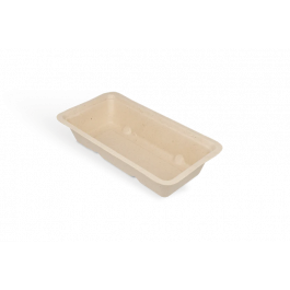 Croquette trays Sugarcane A5 7x3x14 cm (500 pcs) [TK-9988294]