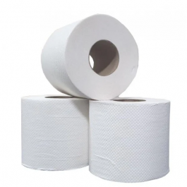 Toilet paper 2 ply 200 Sheets 12x4 rol recycled T1 (48 pcs) [TK-9988368]