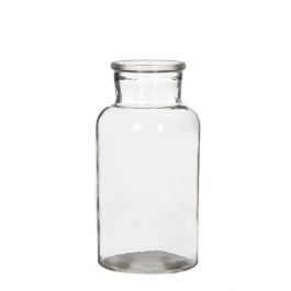 Glass Medicine Vase 16cm tall Ø 8cm (tray with 12 pcs) [IFS-129195]