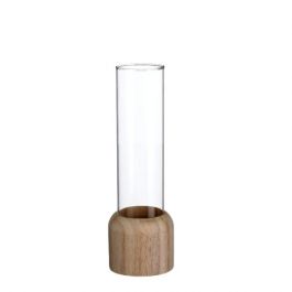Wooden Base with Test Tube Ø5cm and 28cm tall (1 pc) [IFS-29219]