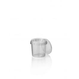 Sealed Jars Ø 69x67,3mm Round PP transparent (1110 pcs) [RD-440053B]