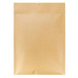 Kraft Bags Sealable 15.2x22.9cm (100 pieces) [KHS69M]