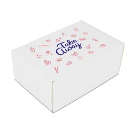 Take-away boxes 46x34,5x11cm White (25 pcs) [FP-DP0220]