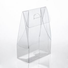 Plastic Gift Boxes Tote style 10.2x5.1x15.2cm (25 pieces) [FS279]