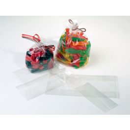 Plastic Bags 10.2x5.4x30.5cm with side gusset (100 pieces) [GB15]
