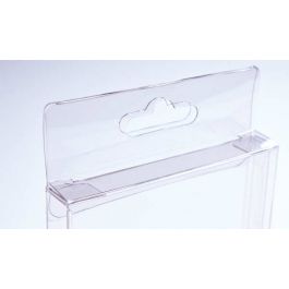 Plastic Gift Boxes 14.9x2.5x16.8cm with Hanger part (25 pieces) [HFB16]