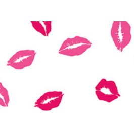 Printed Bags Lips 12.7x7.6x29.2cm with side gusset (100 pieces) [G5KU]