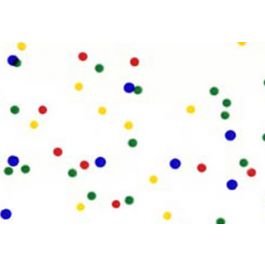 Printed Bags Coloured Dots 12.7x7.6x29.2cm with side gusset (100 pieces) [G5MD1]