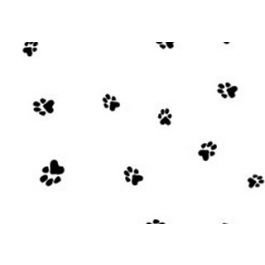Printed Bags Paws 12.7x7.6x29.2cm with side gusset (100 pieces) [G5PAW]
