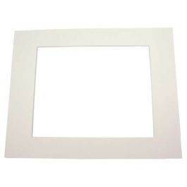 Mount Board Cream 20.3x26.7cm Window - Outer size 27.9x35.6cm Conservation Quality (25 pieces) [MS30034]