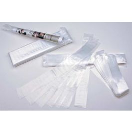Plastic Poster Tubes 6.4x38.1cm (50 micron) [100 pieces) [PT2H15]