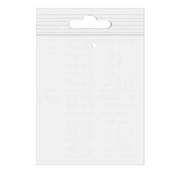 Grip Seal Bags with Euroslot and Vent-hole 33x38cm Crystal Clear PP 50 micron (100 pieces) [ZE1315V]