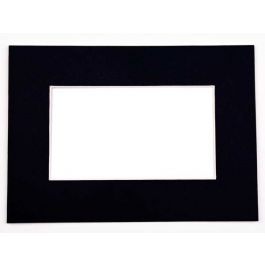 Mount Board Black 32.1x47.3cm Window - Outer size 45.7x61cm (10 pieces) [MS20100]