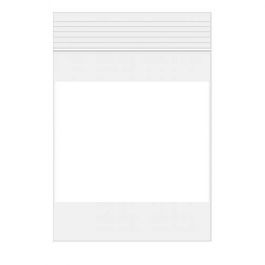 Grip Seal Bags with Write-on-Panel 15x23cm PE 100 micron (100 pieces) [4WE69]