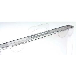 Plastic Gift Boxes 13.7x2.5x18.7cm Crystal Clear with Hanger in middle (25 pieces) [CHFB15]