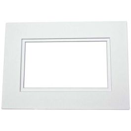 Mount Board Double thick White/White Core 27.9x35.6cm with 19x24cm Window (10 pieces) [MD20220]
