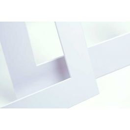 Mount Board White/White Core 32.1x47.3cm Window - Outer size 45.7x61cm (10 pieces) [MS20208]