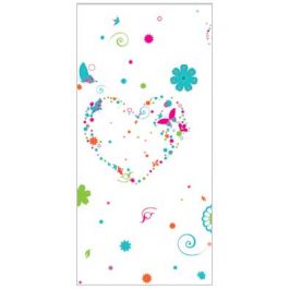 Printed Bags Butterflies 12.7x7.6x29.2cm with side gusset (100 pieces) [CG6BF]