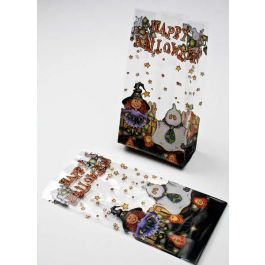 Printed Bags Happy Halloween 8.9x5.1x19.1cm with side gusset (100 pieces) [G3TOT]