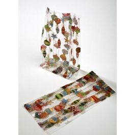 Printed Bags Christmas Ornaments 12.7x7.6x29.2cm with side gusset (100 pieces) [G5ORN]