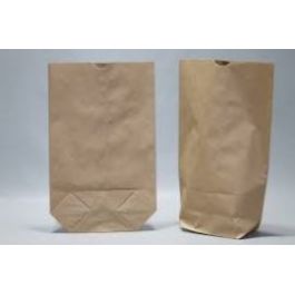 Cross Bottom Bags Kraft (content 0.5 kg) 14x22cm - 1 ply 70 grs [100 pieces) [PAK1412]