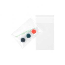 Plastic Bags 7.6x11cm Transparent Peel and Seal (100 pieces) [B2X4XL]