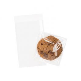 Plastic Bags 9.7x14.1cm Transparent Peel and Seal (100 pieces) [B3X5XL]