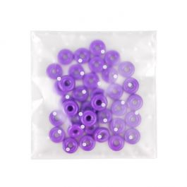 Frosted Plastic Bags 10,2x10,2 cm with Dots Peal and Seal (100 pieces) [B44FD]