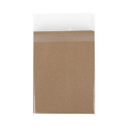 Plastic Bags 13.8x17.9cm Transparent Peel and Seal (100 pieces) [B6B3PC]