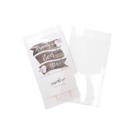 Plastic Bags 15.7x25.4cm Transparent Peel and Seal (100 pieces) [B6X10PC]