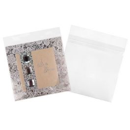 Plastic Bags 21x20.5cm Transparent Peel and Seal (100 pieces) [B88S]