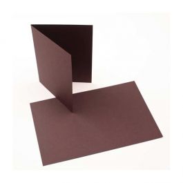 Cards Brown 14x10.8cm (50 pieces) [PC212]