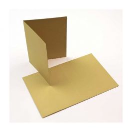 Cards Gold/Green 17.8x12.4cm (50 pieces) [PC011]