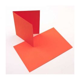 Cards Orange 17.8x12.4cm (50 pieces) [PC009]