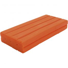 Softy modelling clay, orange, 500 g/ 1 pack [HOB-680424]