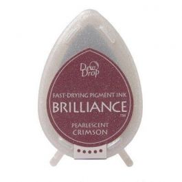 Ink Pads Brilliance Dew drops Pearlescent Crimson (1 pc) [BD-000-062]