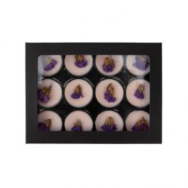 Black Kraft Artisan Candy Box Set, Round Insert 10.2x2.1x13.8 cm (25 pieces) [CNDYR270B]