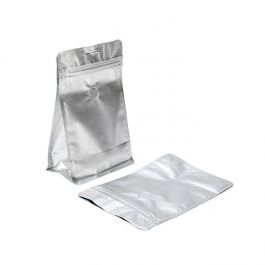 Coffee bags Silver 12,7x7,9x20,3 cm (50 pieces) [BBC2S]