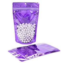 Stand Up Pouches Transparent/Violet 13x7.9x20.6cm | 113 grams (100 pieces) [ZBGB3VL]