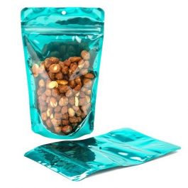 Stand Up Pouches Transparent/Teal 13x7.9x20.6cm | 113 grams (100 pieces) [ZBGB3TL]