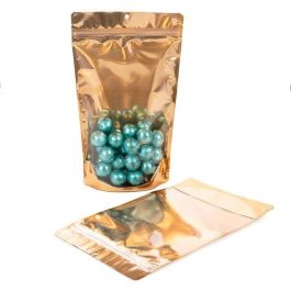 Stand Up Pouches Transparent/Orange 17.1x8.9x28.6cm | 340 grams (100 pieces) [ZBGB4PC]