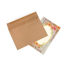 Envelopes Brown 22.2x14.6cm (50 pieces) [EB40]