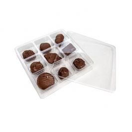 Candy Tackle Box, 9 Cavity, 15,1x2,5x15,1cm (25 Pieces) [CTBS33]
