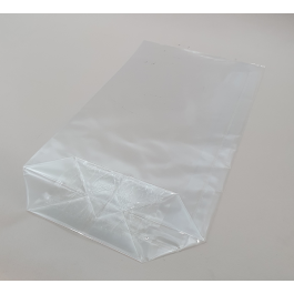 Cross Bottom Bags Clear 180x72x300mm (100 pieces) [CBB1830]
