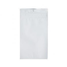 Grip Seal Bags w/ Child Resistant Zipper Matte White 12.7x20.8 cm (100 pieces) [CRHZB6MW]