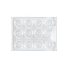 Clear Artisan Candy Box Set, Round Insert 10.2x2.1x13.8 cm (25 pieces) [CNDYR270]